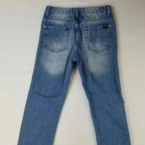 7 For All Mankind Size 16 Slimmy Womens Blue Jeans - Picture 1 of 9